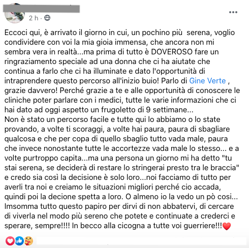 ale baseggio barcelona ivf prezzi testimonianze